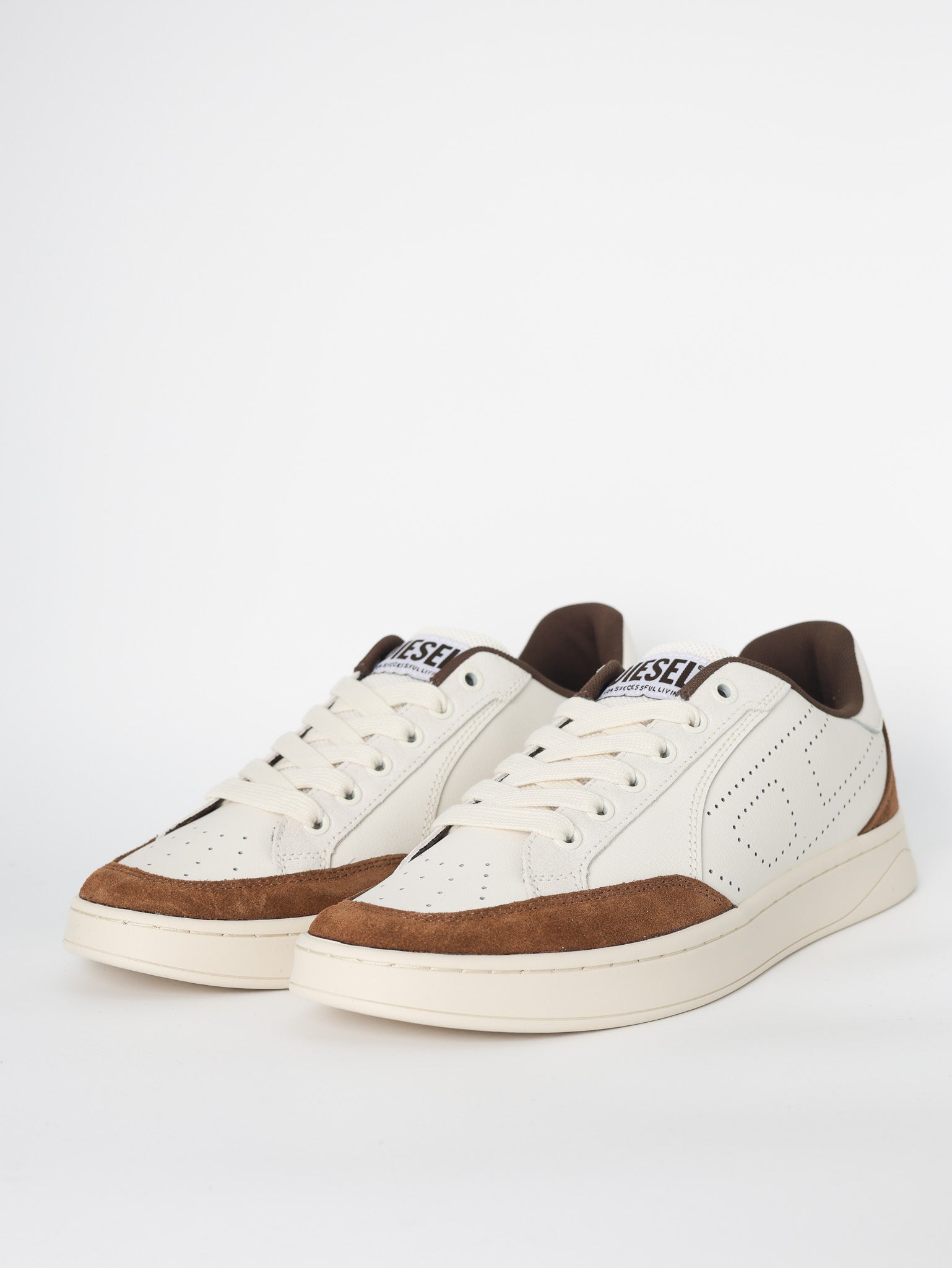 Diesel Sneaker S Dakota Low White-Brown